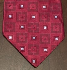 John W. Nordstrom Red 100% Imported Silk Men’s Neck Tie Made In USA