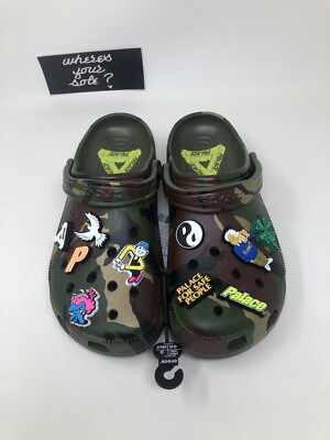 Palace Crocs Classic Clog size 10 Woodland Jungle Camo NEW