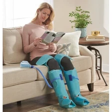 Circulation Therapy Whole Leg Foot Wrap Massage Blood flow Hammacher Schlemmer 