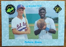 CHIPPER JONES, RONDELL WHITE, 1990 CLASSIC PREMIER EDITION, FUTURE STARS #NNO