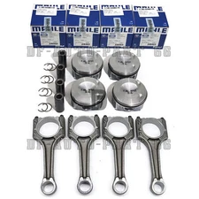 4X MAHLE OEM pistons STD and Genuine Connecting Rods Φ23mm for AUDI Q5 A4 2.0T