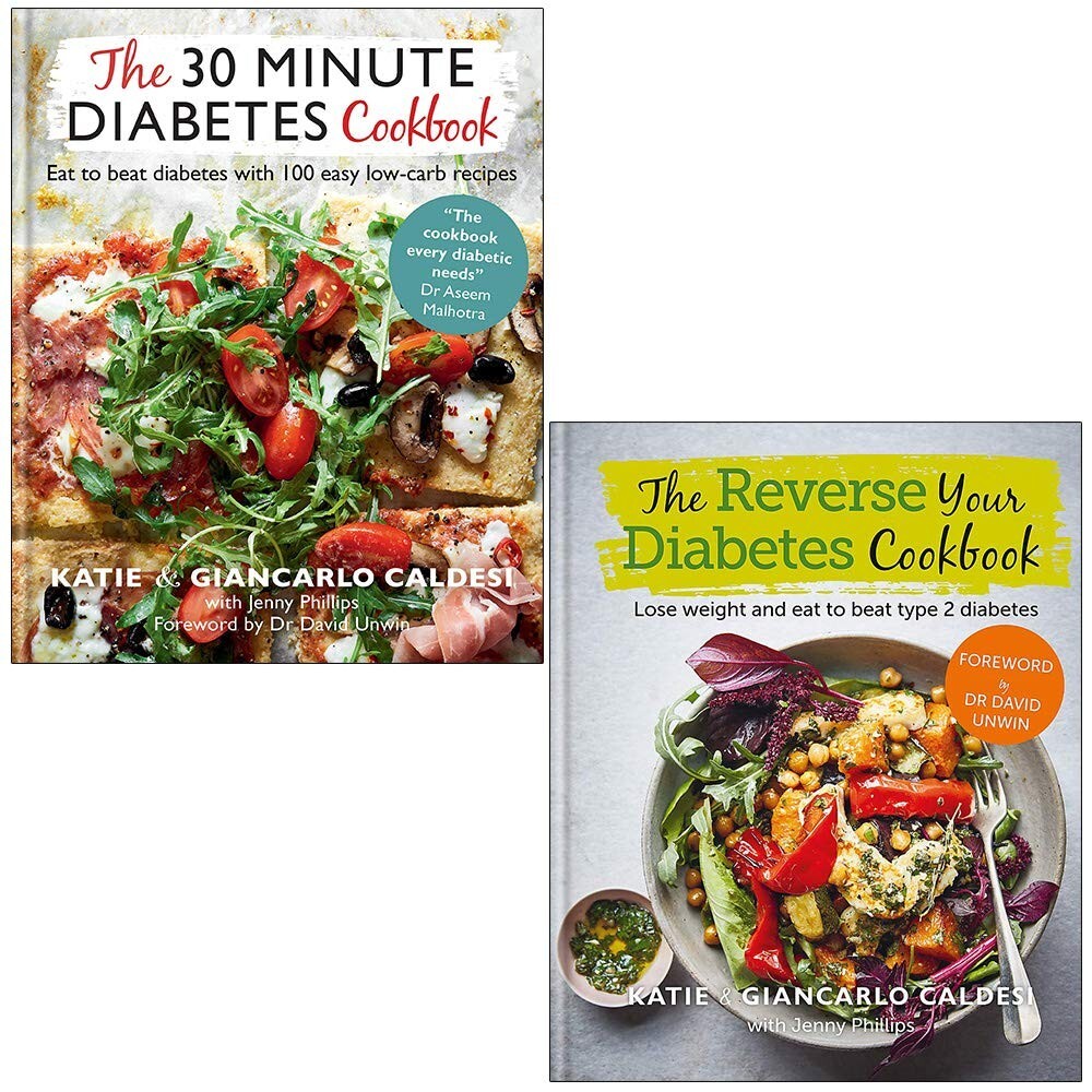 Katie Caldesi Collection 2 Books Set 30 Minute Diabetes,Reverse Your Diabetes