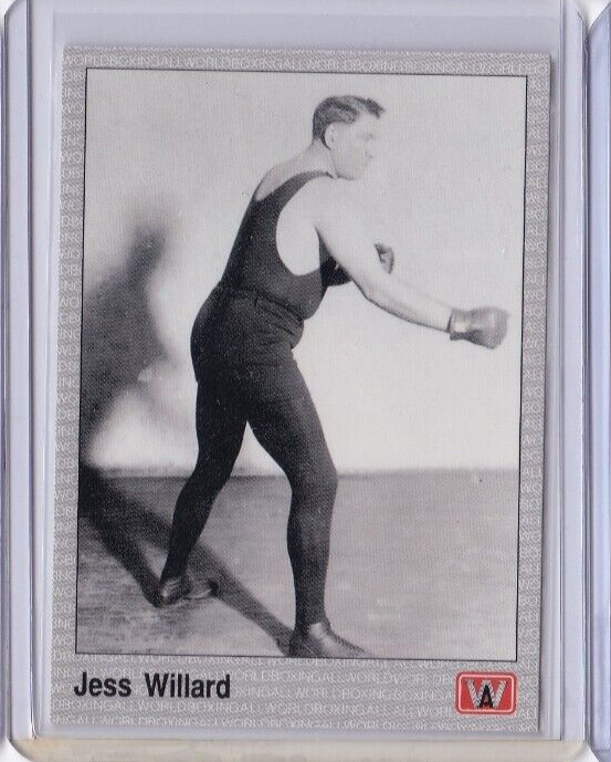 1991 All World BOXING CARD #76 JESS WILLARD ID6