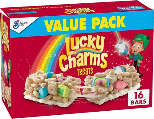Lucky Charms Marshmallow Value Pack St. Patrick's Day Cereal Treat Bars - Picture 1 of 1