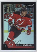 2016-17 O-Pee-Chee Black Rainbow Foil 4/100 Damon Severson #35 t3w