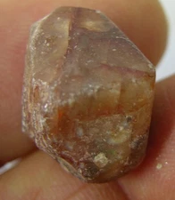 #7 34.25ct Cambodia 100% Natural Smokey Red Browny Zircon Specimen 6.85g 16mm