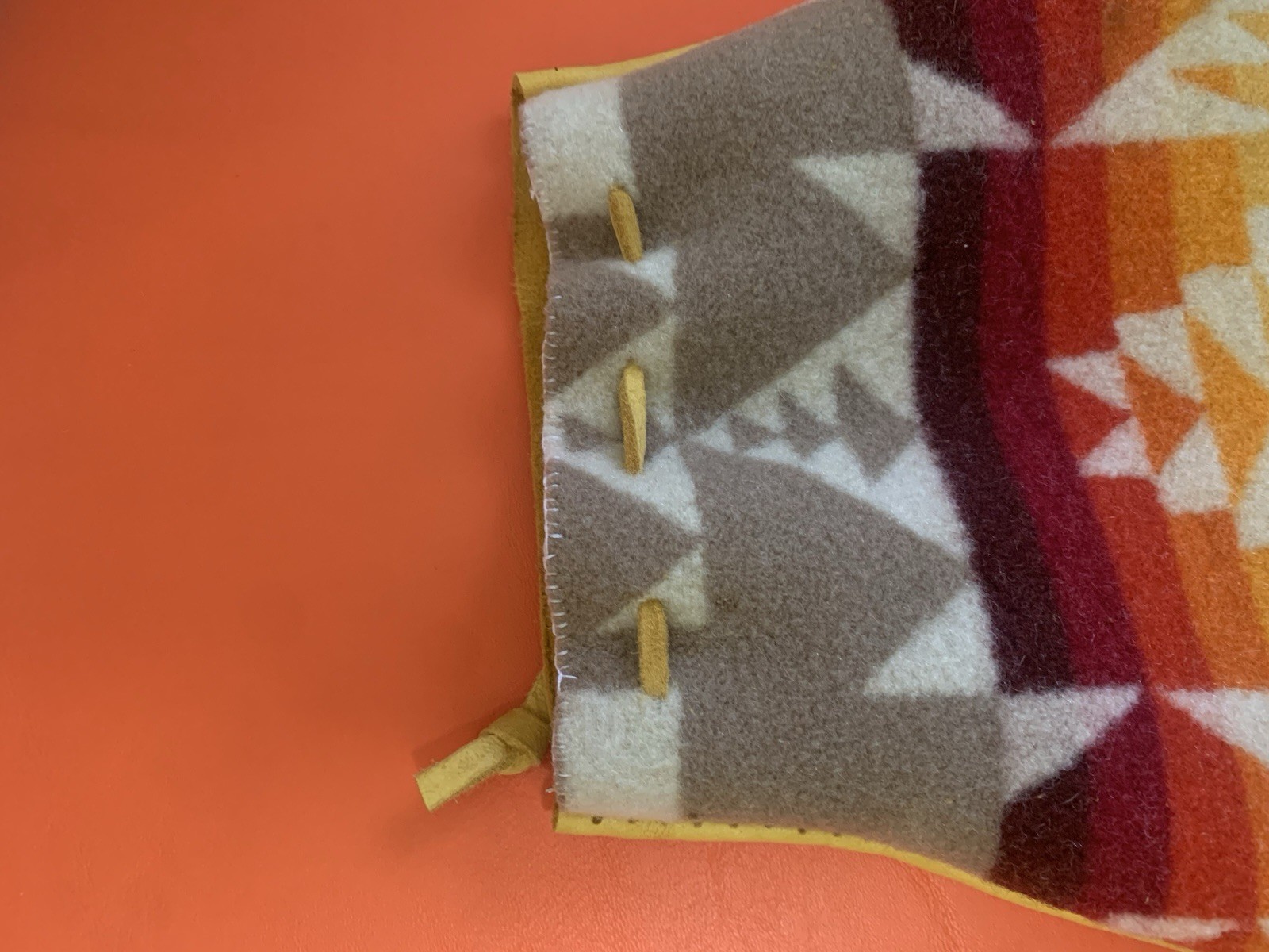 Buckskin & Pendleton Wool Drawstring Pouch - image 7