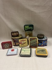 Vintage Advertising Tins Joblot Woodbine Oxo Lipton Cigarette Cigar Tobacciana