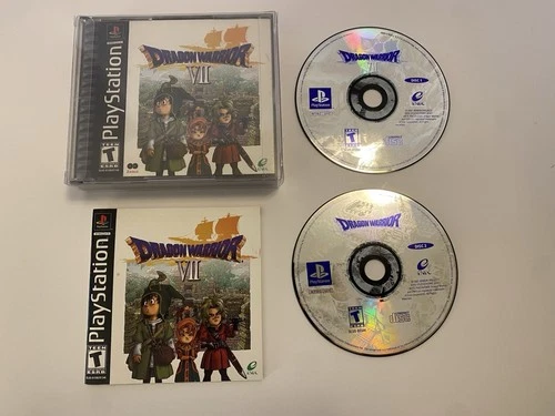 Dragon Warrior VII 7 Sony Playstation PS1 2001 Complete CIB - No Reg Card