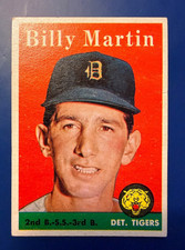 1958 Topps #271 Billy Martin Detroit Tigers