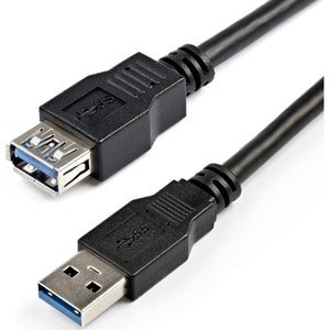 Startech 2M Black Superspeed Usb 3.0 5Gbps Extension Cable A To A M/F Extend You