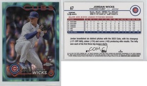 2024 Topps Chrome Aqua RayWave Refractor /199 Jordan Wicks #67 Rookie RC