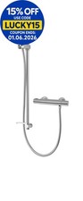 Aqualisa Midas 110 Mixer Shower Exposed Chrome 4 Spray Shower Head Modern MD110S
