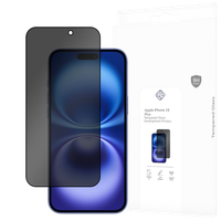 Panzerfolie Schutzglas Apple Iphone 16 Plus Displayschutz - Cazy - Schwarz