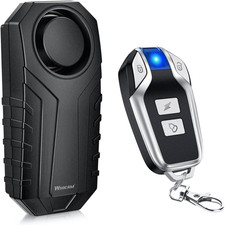 Alarma antirrobo 113dB para moto y bicicleta con control remoto impermeable