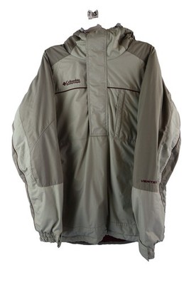 Columbia Vertex beige wattierte Jacke Gr.S Herren Half Zip Anorak Freizeit 022793