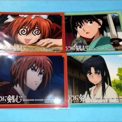 Rurouni Kenshin Ruro Ken Animate Cafe Kenshin Yahiko Kaoru Kamiya Bonus Bromide