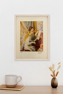 PIERRE-AUGUSTE RENOIR ORIGINAL SIGNED PRINT, COA AND APPRAISAL $3,500 USD.*-.