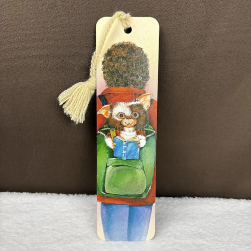Vtg 1984 Gremlins Billy & Gizmo Warner Bros. Movie Promo Hallmark Bookmark 80s!