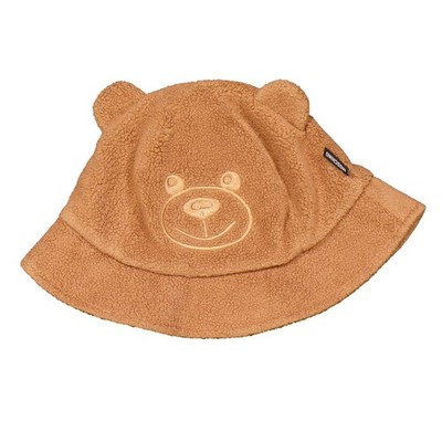 Moschino Kids Leo Teddy Round Crown Bucket Hat