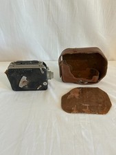 Kodak Cine-Kodak Eight Model 90 8mm Movie Camera with Fitted Leather Brown Case