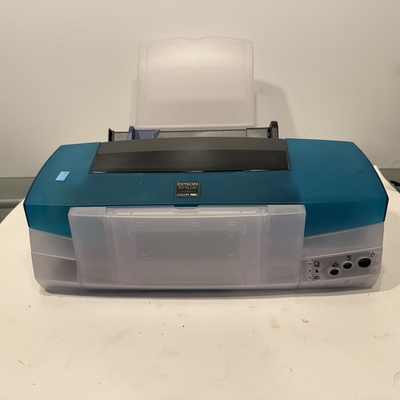 #ad #ad Rare Y2K Epson Stylus Color 740i Translucent Blue – PARTS REPAIR $59.99