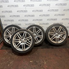 AUDI TT ALLOY WHEELS SET 225/40R18 8P0601025BA 8P0601025BC CHECK