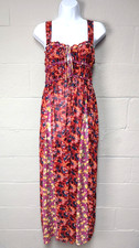 Free People Intimately Slip Dress Maxi Pink Mixed Floral Babydoll Fairy Coquette