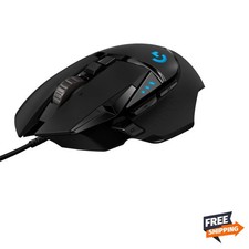 502 Hero High Performance Wired Gaming Mouse, Hero 25K Sensor, 25,600 DPI, RG...