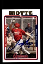 Signed Baseball Card Auto Jason Motte 2005 Topps #UH300 St. Louis Cardinals