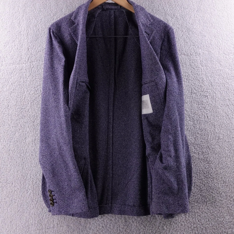 Мужской блейзер Eleven Thirty Nine с серыми крапинками сделано в Италии размер 42R - Изображение 2 из 4