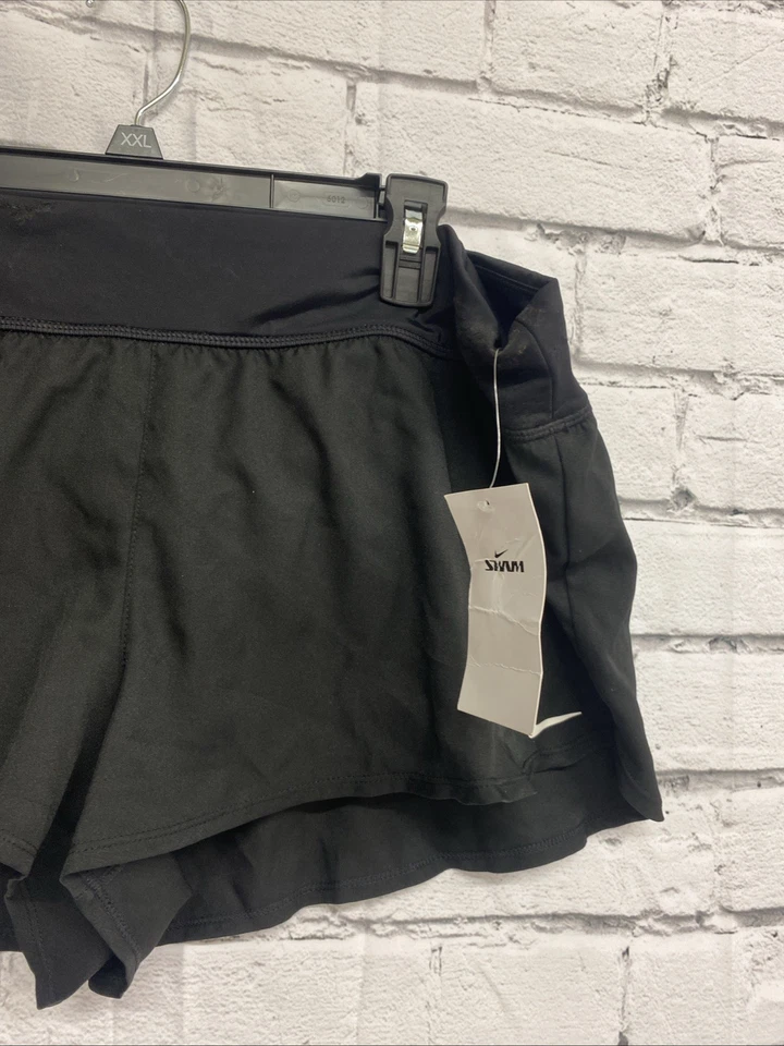 Nike Solid Board Shorts Swim Bottoms Women's XXL Black NESS8202-001 - Image 3 of 4