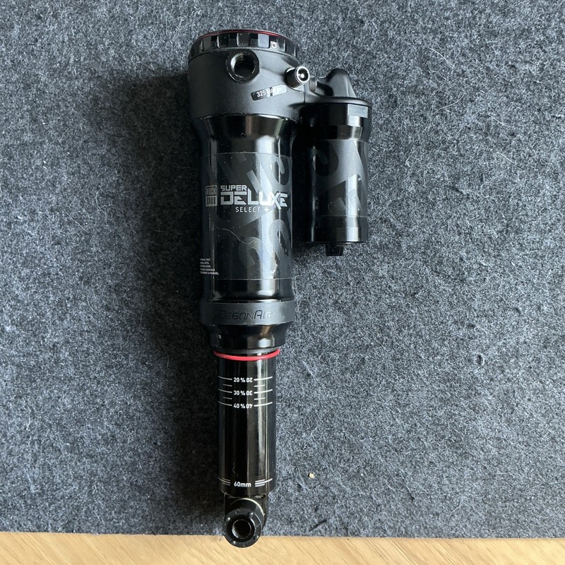 RockShox Super Deluxe Select Plus Rear Air Shock 205x60mm Black + Bushings