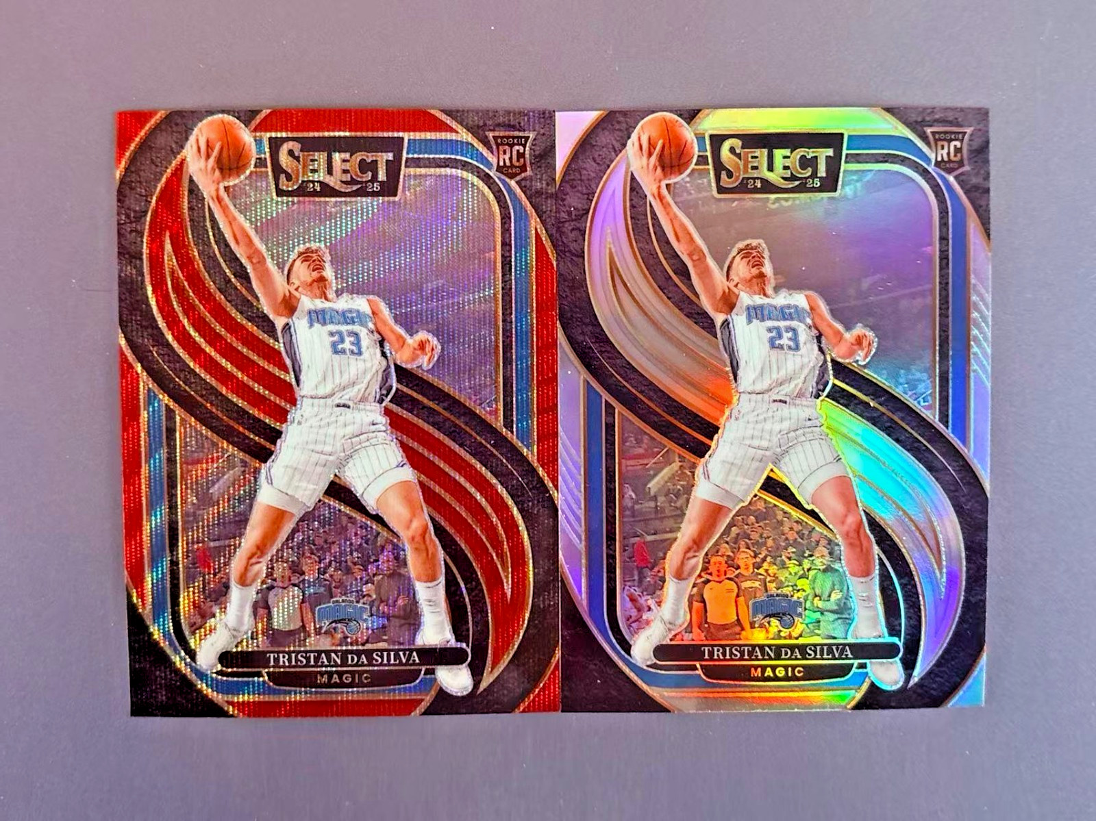 Tristan da Silva 2024-25 Panini Select Premier Red Wave Prizm RC #167