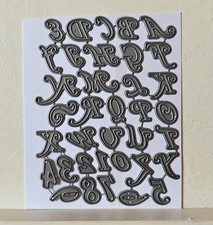 Alphabet Die Set - Upper Case & Numbers