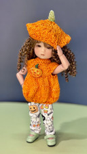Moda tejida a mano para muñecas RR Ten Ping, Sara y similares de 8" de Moon Lily Dolls