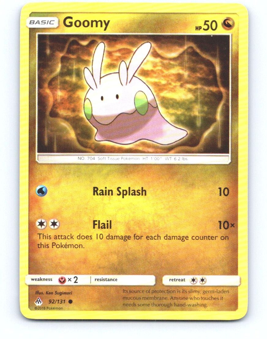 Goomy 92/131 Common Forbidden Light Pokemon Near Mint