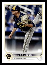Jake Cousins 2022 Topps #20 Milwaukee Brewers ROOKIE Buy10get5FREE