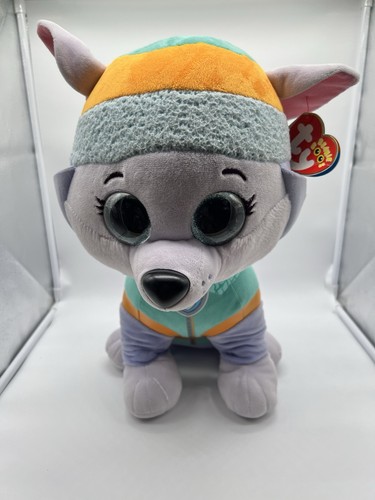 PAW PATROL "EVEREST" Large Plush 16" Husky Dog - Beanie Boos