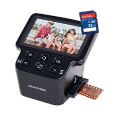 Magnasonic 24MP Film Scanner 5" Display with bonus 32GB SD Card