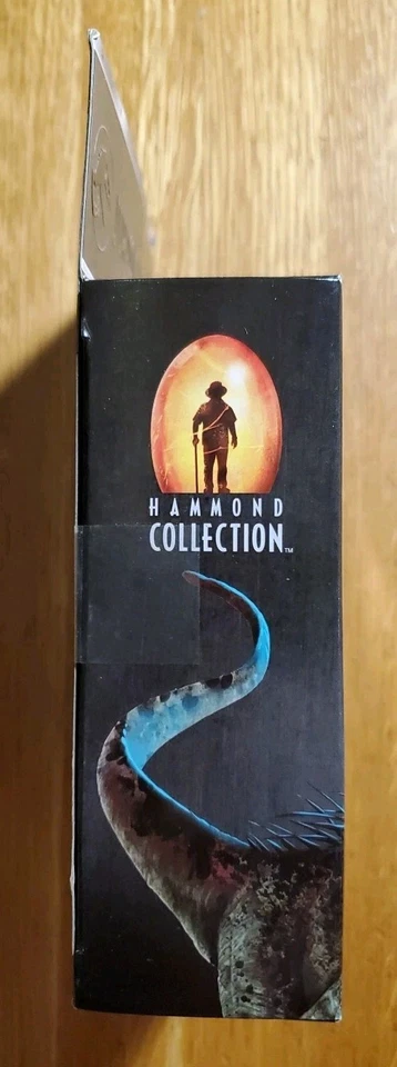 Figura de acción de juguete de dinosaurio Troodon colección Hammond de Mattel Jurassic World Foto 4 de 4