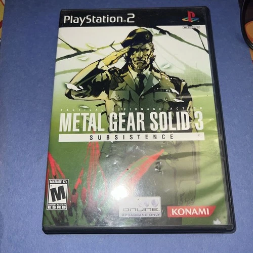 Konami Metal Gear Solid 3: Subsistence Sony PlayStation 2 Action 2006 M NTSC-U/C