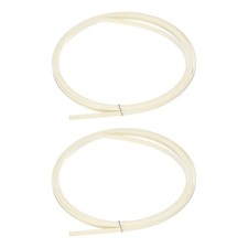 2 x Plastic Binding Purfling Strip 1650x1.5x0.5mm for Guitar Light Yellow