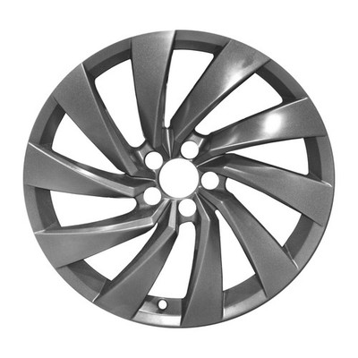 20x8 Painted Dark Charcoal Matte-Clear Wheel fits 2019-2021 Volkswagen Arteon
