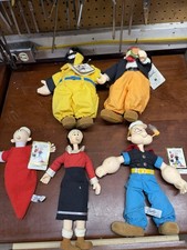 Lot of 5 Vtg 1985 Popeye Toy Lot Presents ,Hamilton Gifts  Large Size