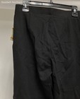 Anne Klein Women's Pants Black Button Detail High Rise Wide Leg Size S NWT — photo 3