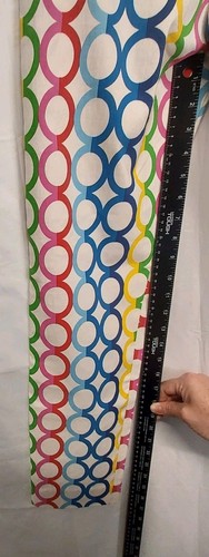 Krazy Larry Colorful Rainbow Circles Stretchy Ankle Pant Size 6 Pride - Picture 6 of 6