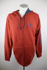 Burton Sweat-Shirt Jersey Coton Homme Taille L Sport Vintage Fermeture Éclair