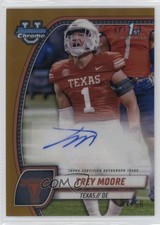 2024 Bowman U Chrome Prospect Gold Refractor 14/50 Trey Moore #PA-TMO Auto 0j3l