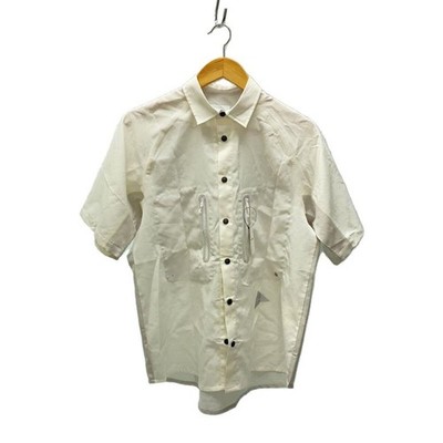 and Wander Short Sleeve Shirt Polyester White AW91FT789 Used